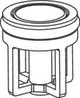RV-Patrone von Ideal Standard, mit einem zylindrischen Inneren und einer erhöhten oberen Kante, zur Verwendung in Sanitäranlagen.